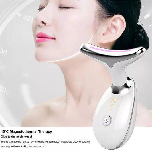 Neck Face Lifter EMS Massager with LED Photon Therapy