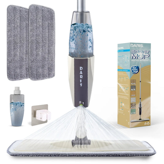 Spray Floor Mop with Reusable Microfiber