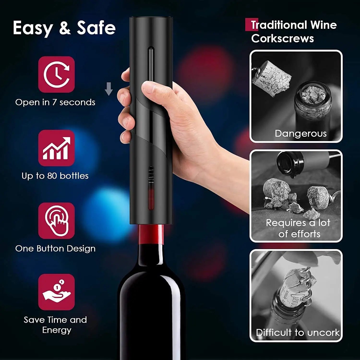 electric red wine openers