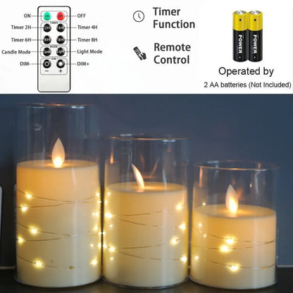 Remote Control Timer LED Electronic Candle