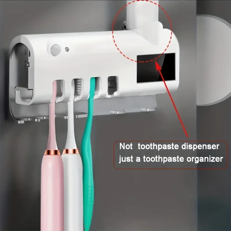 multifunctional induction toothbrush holder