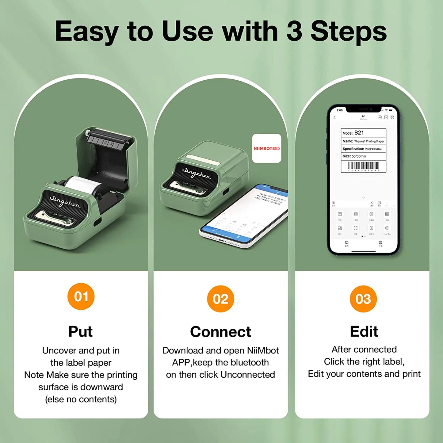 Portable Wireless Label Printer