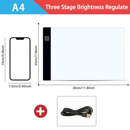 Dimmable LED Drawing Pad: Creative Kids' Gift